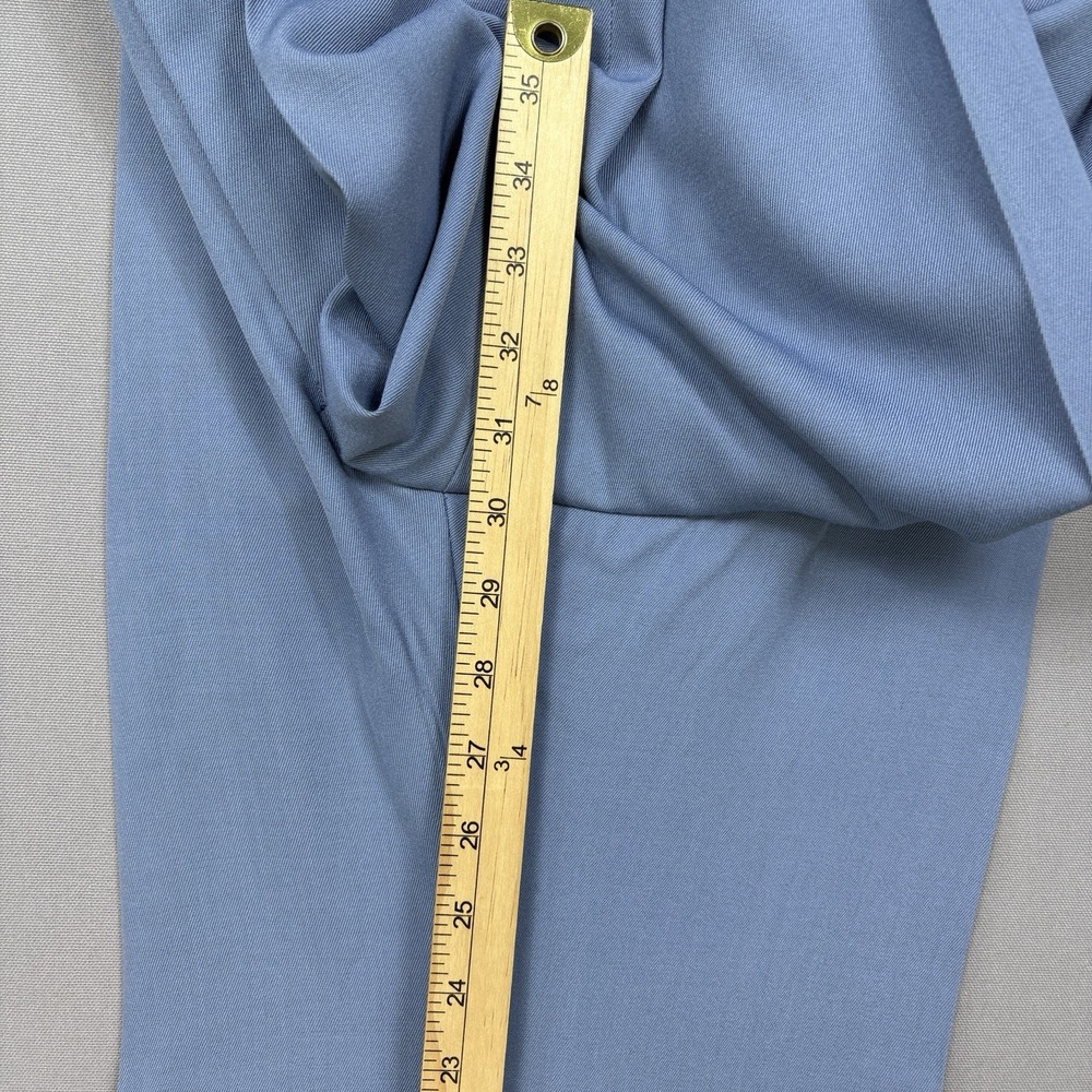 VTG 70's Gallery by Haggar 36x30 Blue Dacron Deadstock Leisure Dress Pants NWT - Picture 8 of 16
